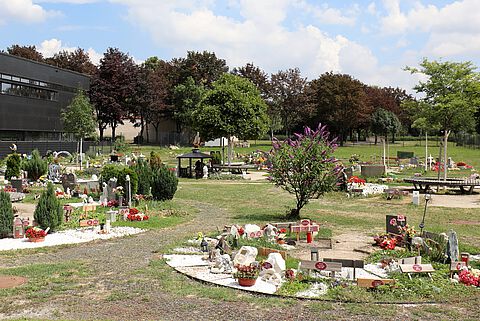 Beispiel eines Tierfriedhofs.