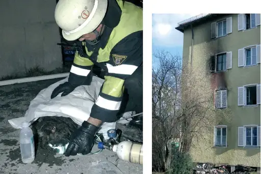 Rauchvergiftung nach Wohnungsbrand