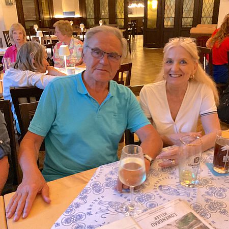 Beiratsmitglieder Reiner Rösch und Helga Stich.