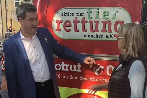 Dr. Markus Söder mit Dr. Evelyne Menges