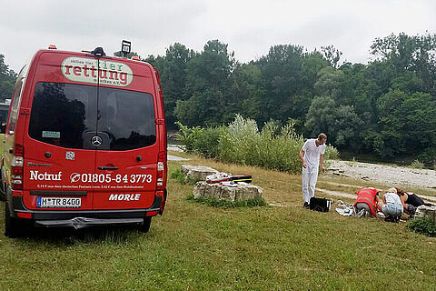 Sommer-Unfall mit gutem Ausgang.